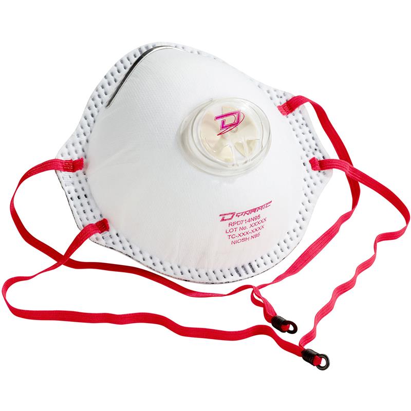 N95 DISPOSABLE RESPIRATOR W VALVE 10/BX - Tagged Gloves